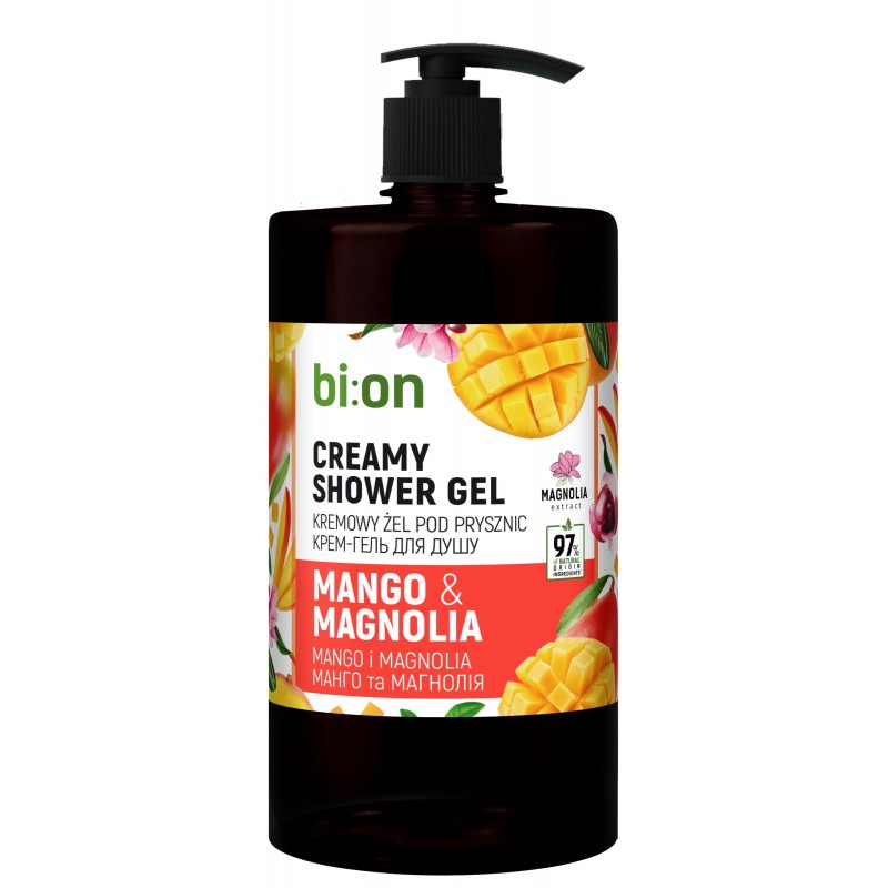 BIO NATURELL Kremowy żel pod prysznic Mango i Magnolia 946 ml