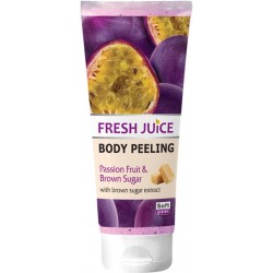 FRESH JUICE Peeling do ciała Marakuja i Brązowy Cukier 200 ml