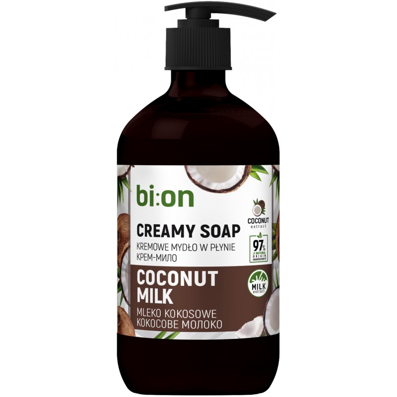 BIO NATURELL Kremowe mydło w płynie z pompką Kokosowe 473 ml