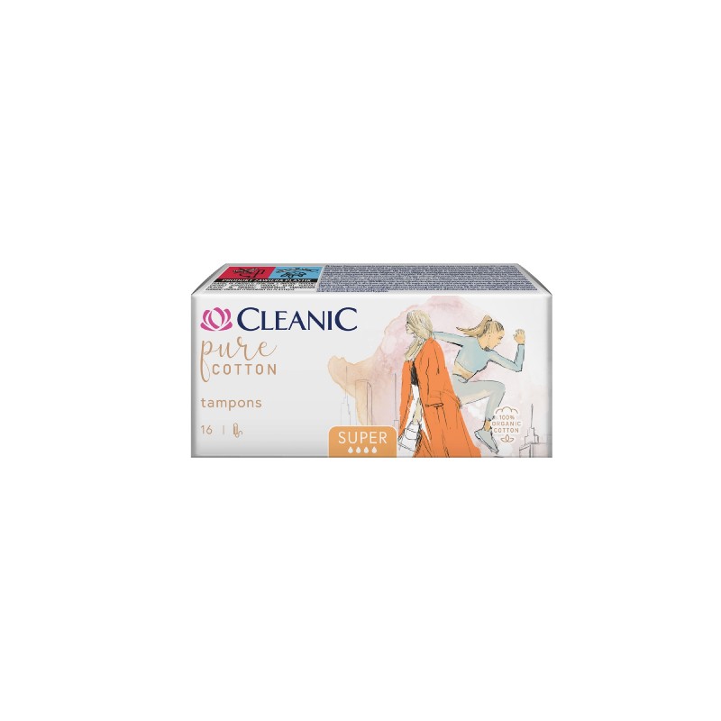 HARPER CLEANIC Tampony Pure Cotton Super 16szt.
