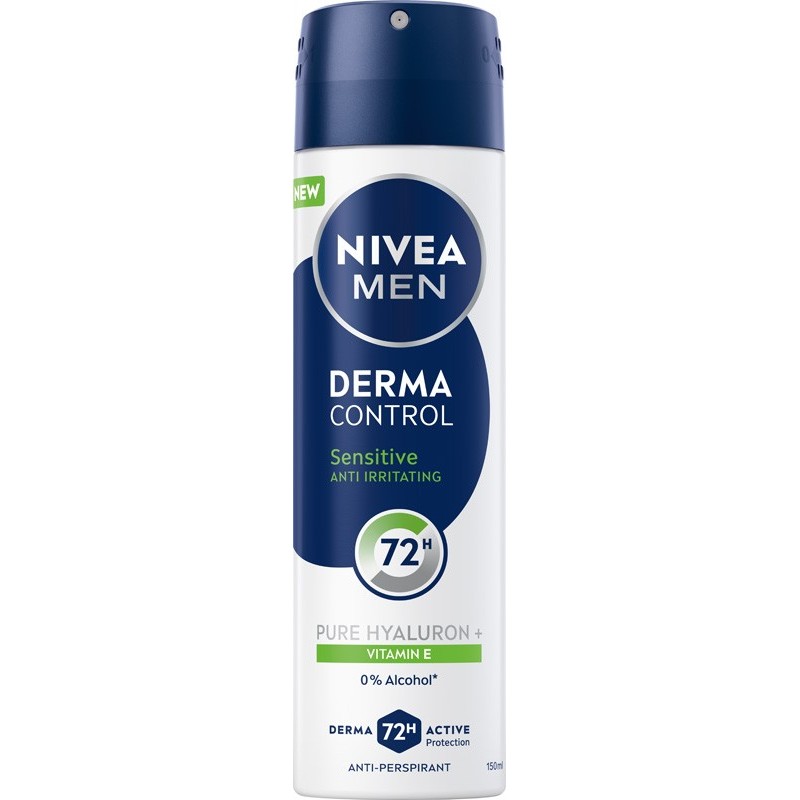 NIVEA Men Derma Control Sensitive Antyperspirant w sprayu 150 ml