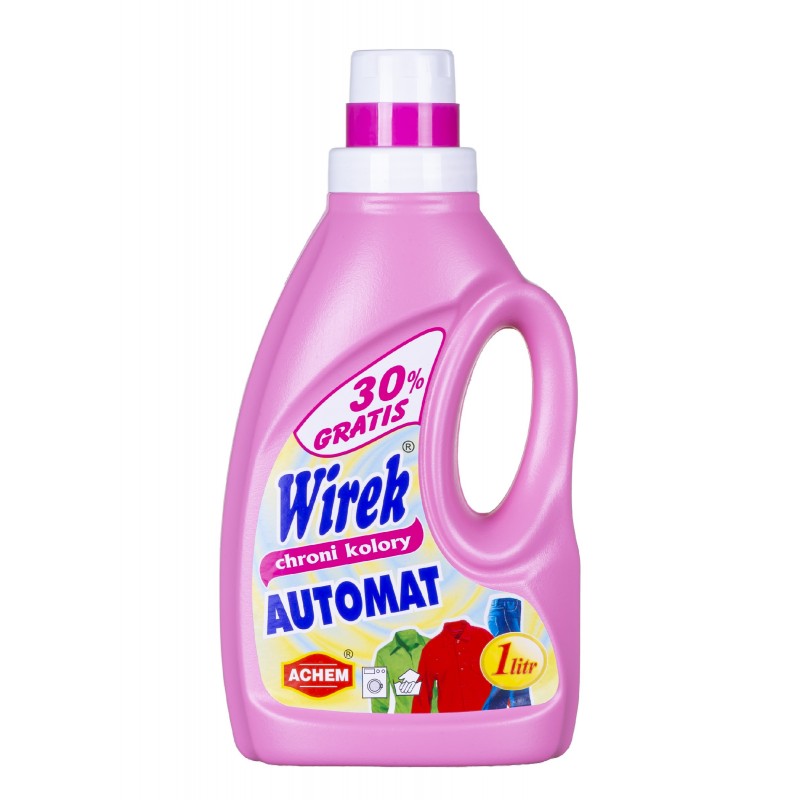 ACHEM WIREK Płyn d/prania 1L automat kolor