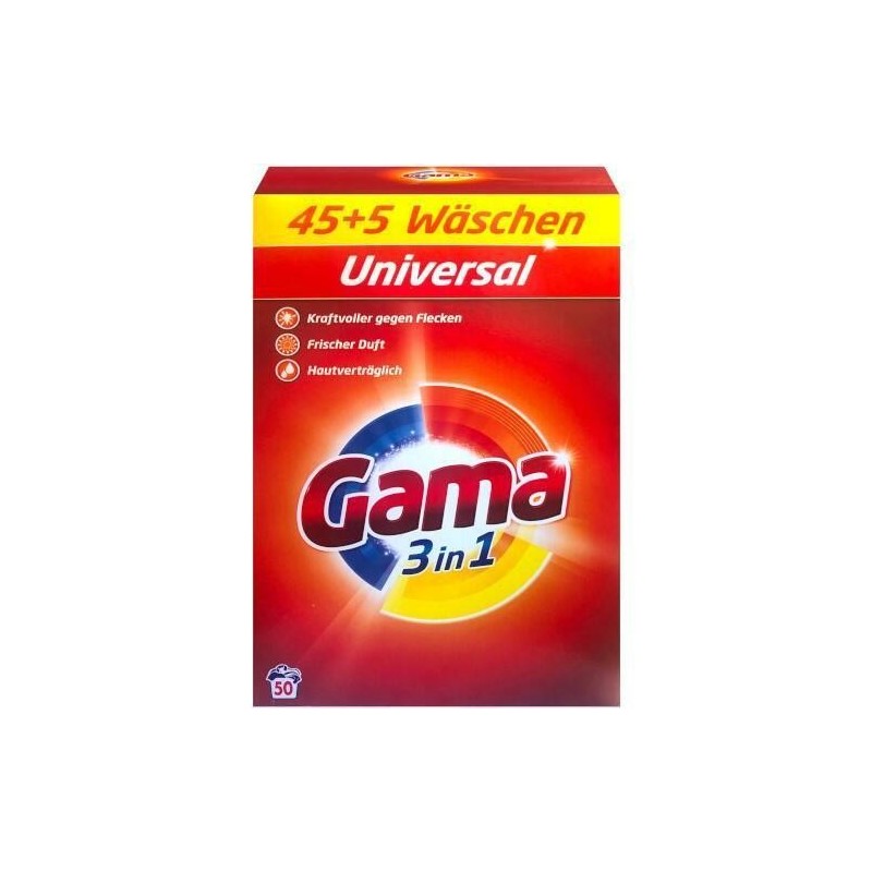 GAMA Proszek d/prania 3kg UNIWR