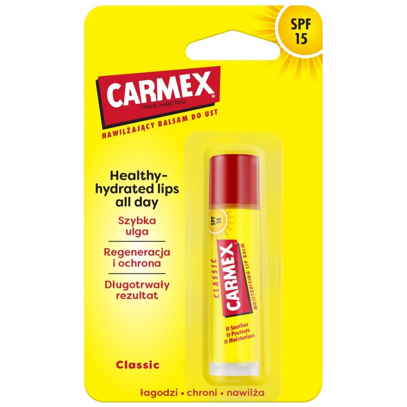 CARMEX Pomadka ochronna w sztyfcie Classic SPF 15  4,25 g