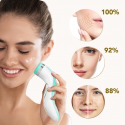 LUMINEO Professional Line Szczoteczka do twarzy Brush Pro turkusowa + Żel oczyszczajacy Lumineo do skóry wrażliwej 100 ml