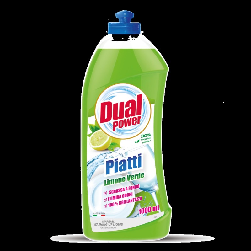 DUAL POWER Płyn d/naczyń 1L dzióbek Limone Verde