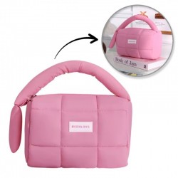 ECARLA Kosmetyczka KS140R Kuferek różowy