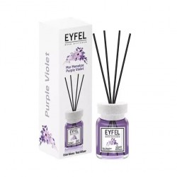 EYFEL Dyfuzor zapachowy z patyczkami - Purple Violet 120 ml