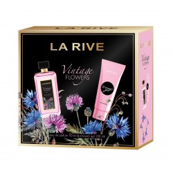 LA RIVE Zestaw dla kobiet Vintage Flowers Woda perfumowana 90 ml + Żel pod prysznic 100 ml
