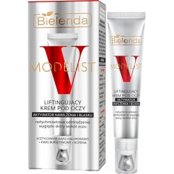 BIELENDA V-MODELIST Liftingujący krem pod oczy - aktywator nawilżenia i blasku 15 ml