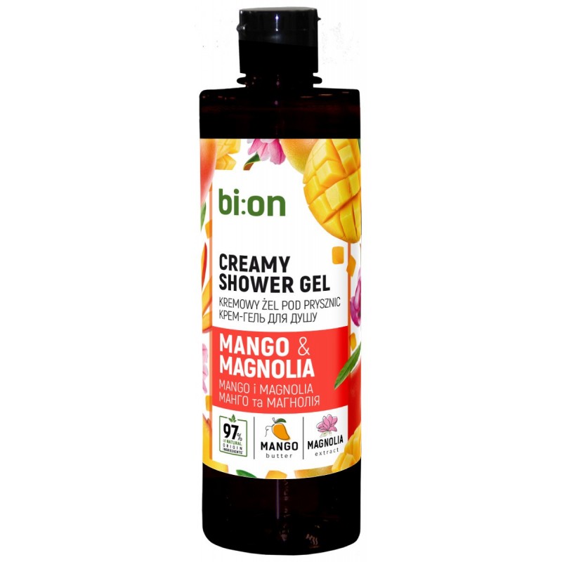 BIO NATURELL Kremowy żel pod prysznic Mango i Magnolia 473 ml