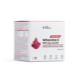 AURA Naturalna witamina C 1000mg z aceroli, sasz.