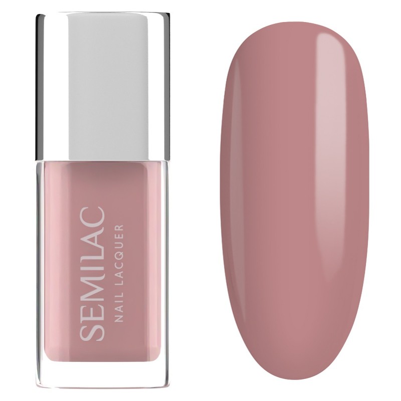 SEMILAC Nail Lacquer Klasyczny lakier do paznokci 107 Classic Nude 9 ml