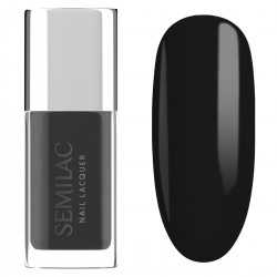 SEMILAC Nail Lacquer Klasyczny lakier do paznokci 109 Classic Black 9 ml