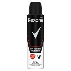 REXONA MEN Active Protection+ Invisible Dezodorant anti-perspirant w sprayu dla mężczyzn 150 ml