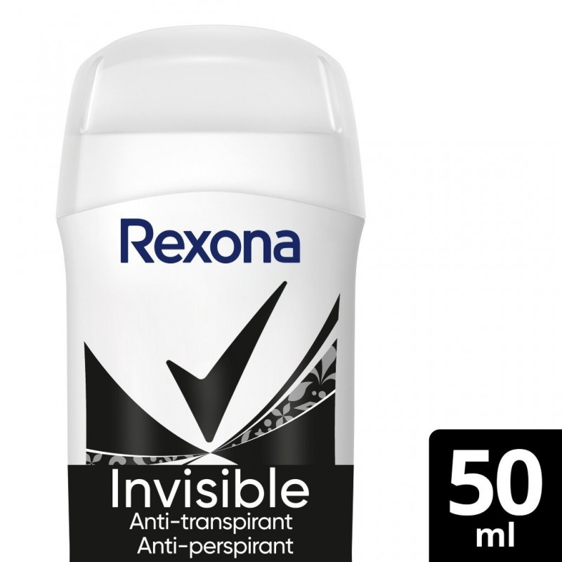 REXONA Invisible Dezodorant anti-perspirant damski w sztyfcie 50 ml