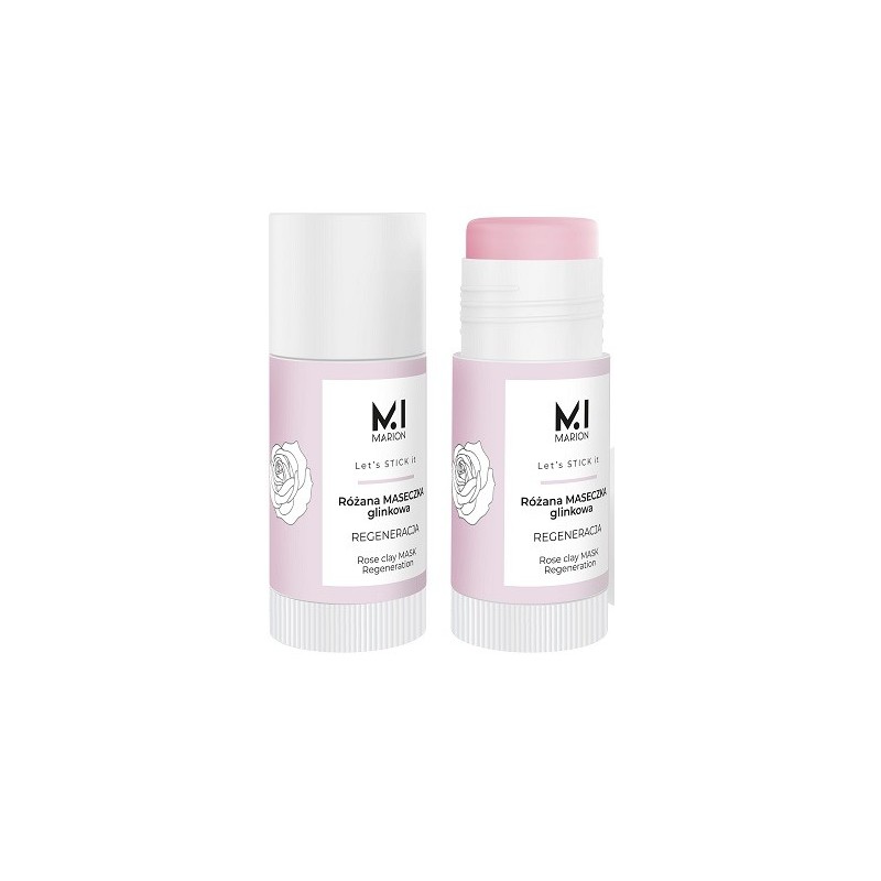 MARION Maseczka w sztyfcie glinkowa różana 25 g