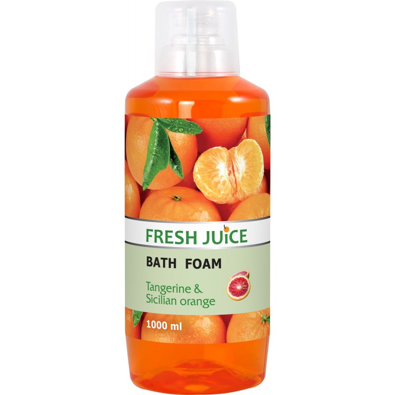 FRESH JUICE Płyn do kąpieli Mandarynka i Sycylijska pomarańcza 1000 ml