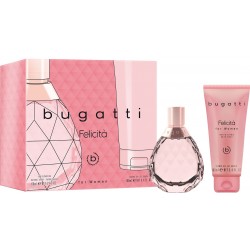 BUGATTI Zestaw prezentowy damski Felicitá (woda perfumowana 60ml + żel pod prysznic 100ml)