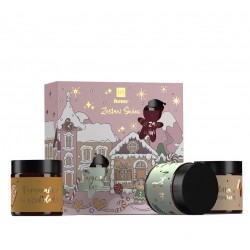 HISKIN Zestaw prezentowy Świec sojowych różowe 3 szt.