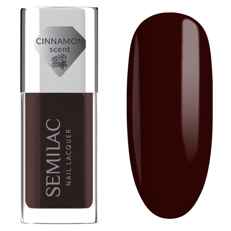 SEMILAC Nail Lacquer Klasyczny lakier do paznokci 112 Wine Red 9 ml
