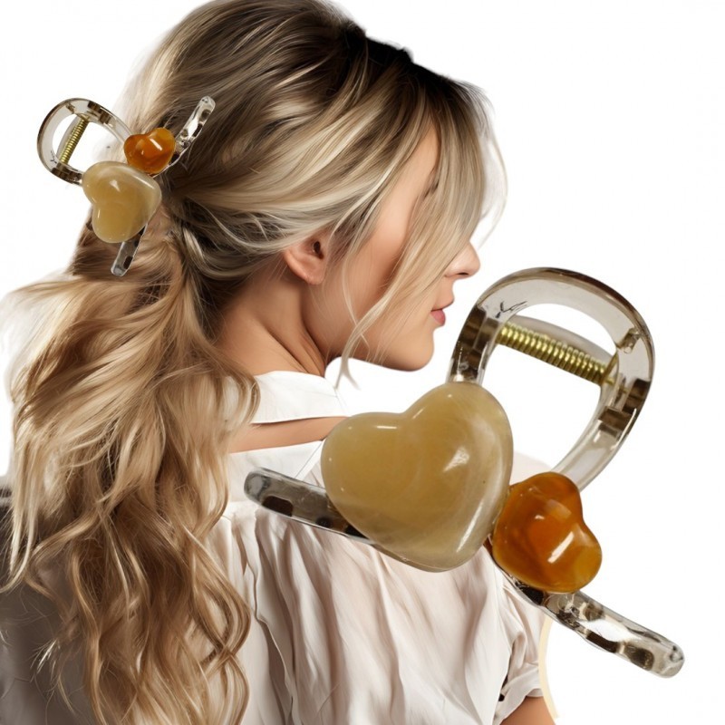 ECARLA Klamra d/wł. SP376 XL serca