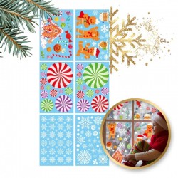 ECARLA ŚW Naklejki NKD14 na okno 6 ark.