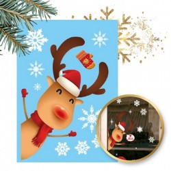 ECARLA ŚW Naklejki NKD19 na okno