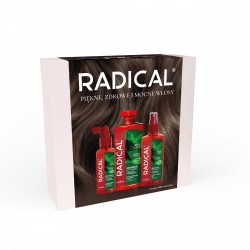 RADICAL Zestaw prezentowy Wzmacniający włosy (szampon 400ml + mgiełka 200ml + odżywka 100ml)