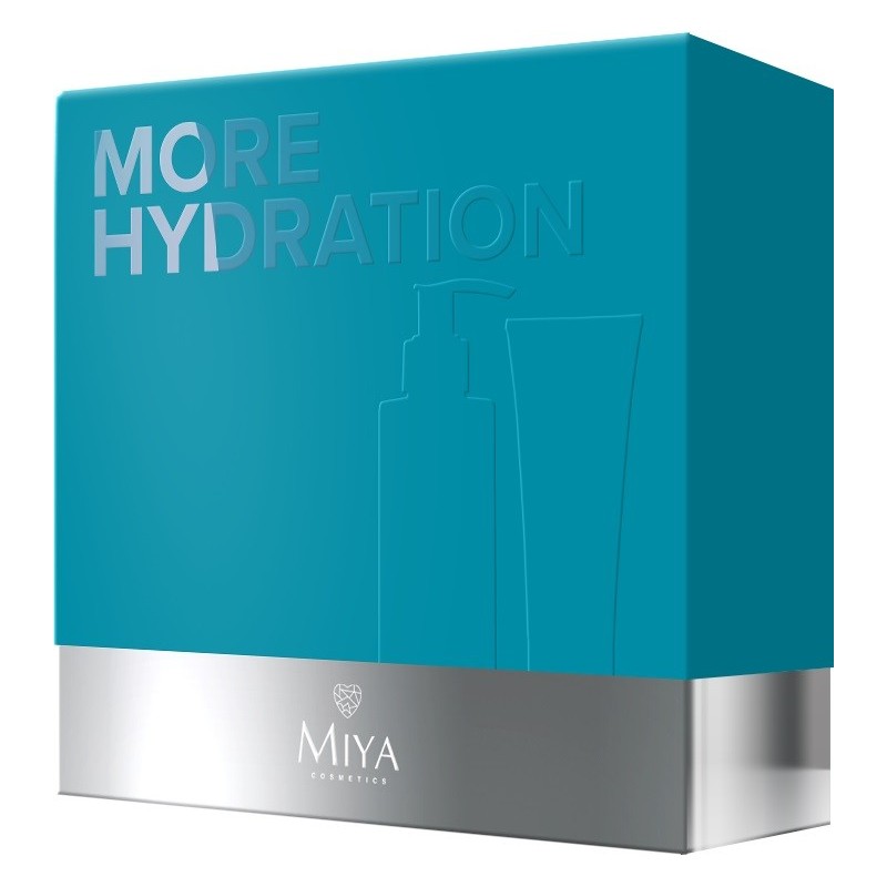 MIYA Zestaw prezentowy Moisture Glow (Żel do mycia twarzy 140ml + Krem nawilżający 75ml)