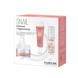 FLOS ZEST ŚW Snail Krem d/tw+Krem p/oczy+Tonik