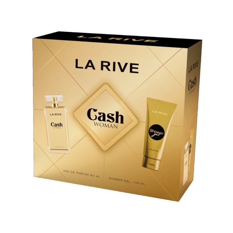 LA RIVE WOM ZESTAW CASH EDP 90ML/SG 100ML!&