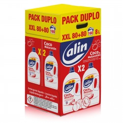 DISI ALIN Płyn do prania  Kokos&Brzos duopac 2x4L