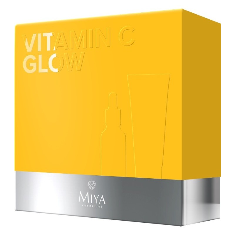 MIYA Zestaw prezentowy Vitamin C Glow (Serum rozjaśniające 30ml + Pianka oczyszczająca 100ml)