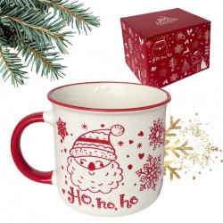 ECARLA Kubek ceramiczny świąteczny Boże Narodzenie 350ml + Pudełko na Prezent KB12