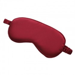 ECARLA Maska na oczy do spania satynowa - Elegant bordowa OPK10CR