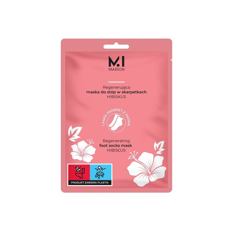 MARION Maska do stóp skarpetki Hibiskus 2x15ml