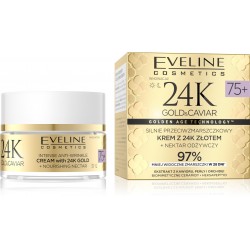 EVELINE 24K Gold&Caviar Krem 75+ dzień/noc 50ml