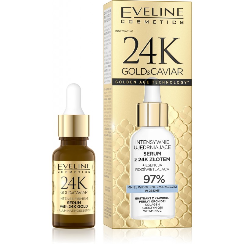 EVELINE 24K Gold&Caviar Serum ujędrniające 18ml