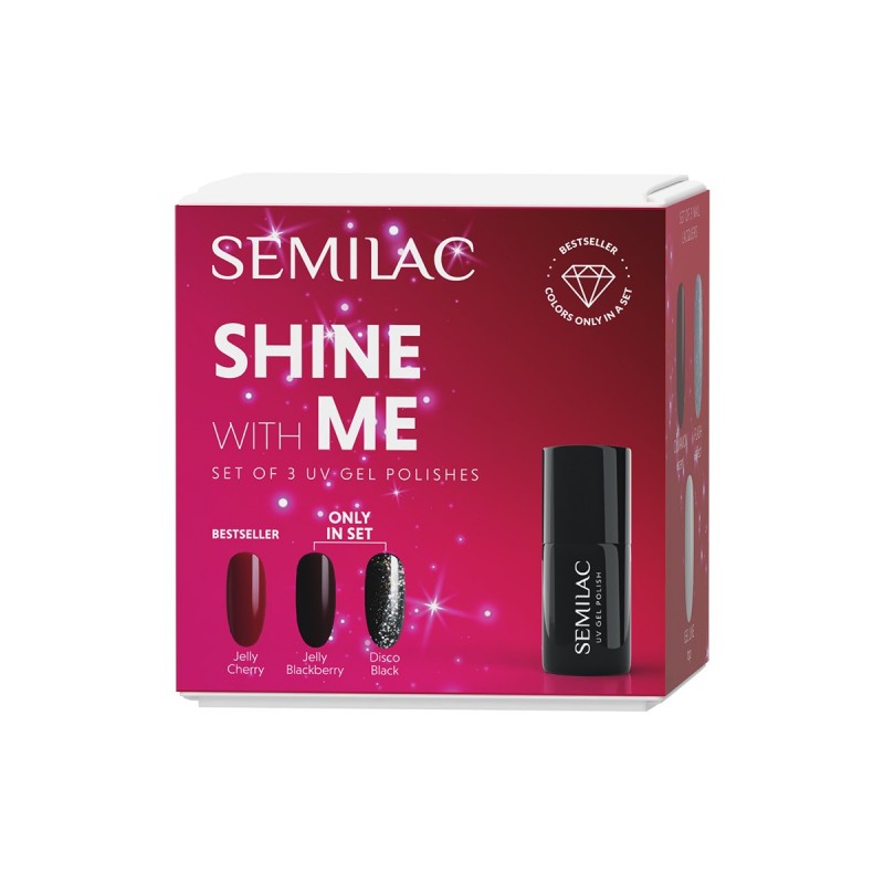 SEMILAC Zestaw prezentowy Shine with Me Set
