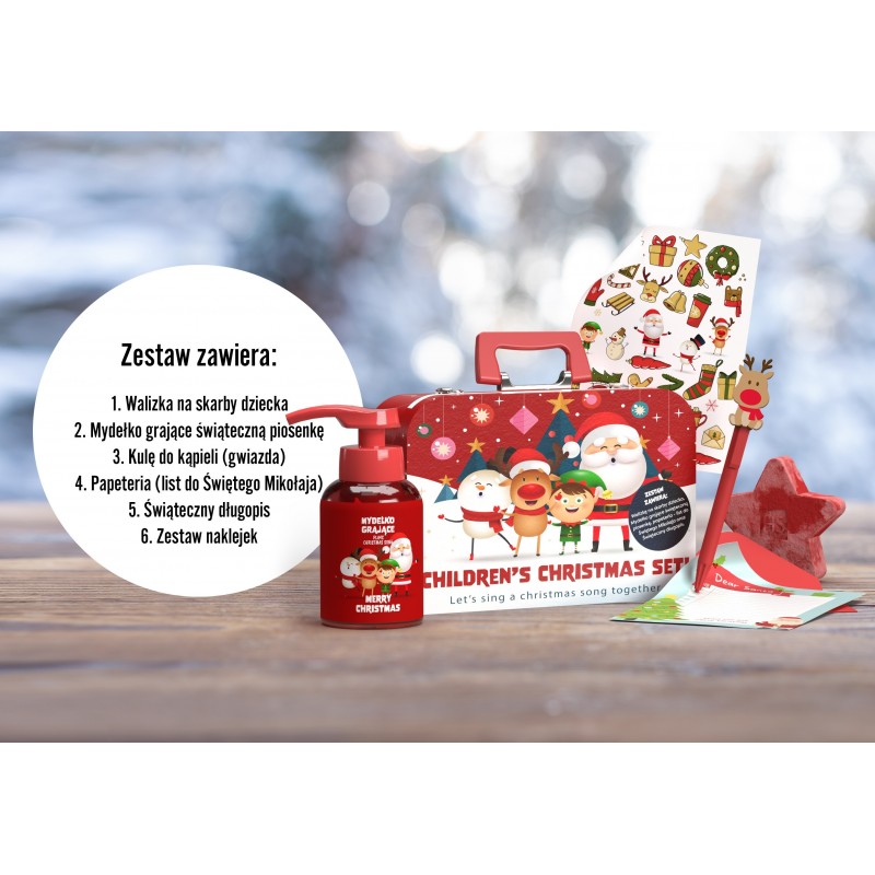 HISKIN Zestaw Świąteczny Children`s 6 szt.