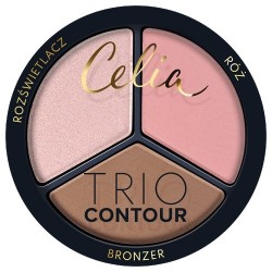 CELIA Trio Contour Zestaw do konturowania twarzy w pudrze 03