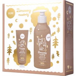 YOPE Zimowy Nastrój Zestaw prezentowy Krem do rąk 50 ml + Mydło do rąk 300 ml