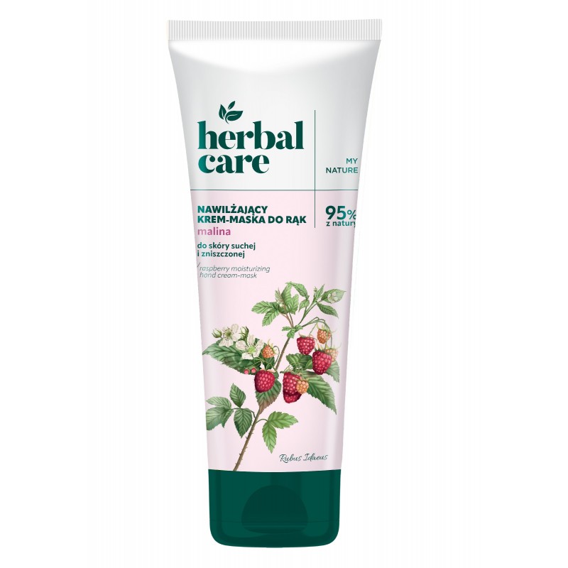 FARMONA Herbal Care Nawilżający krem-maska do rąk Malina 100 ml