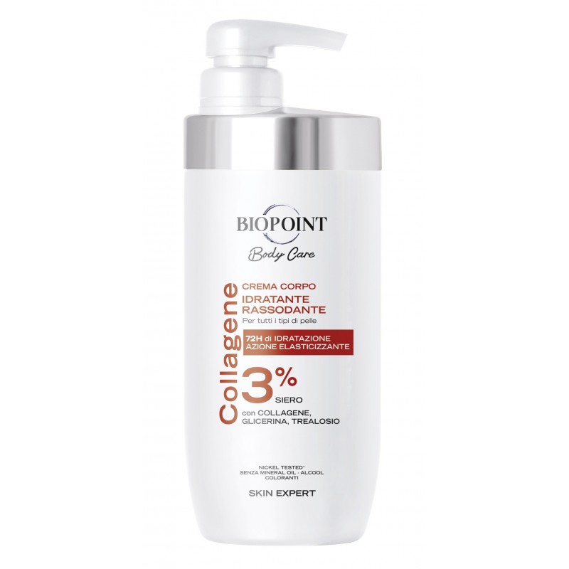 BIOPOINT Body Care Nawilżający krem do ciała z Kolagenem 3% 500 ml