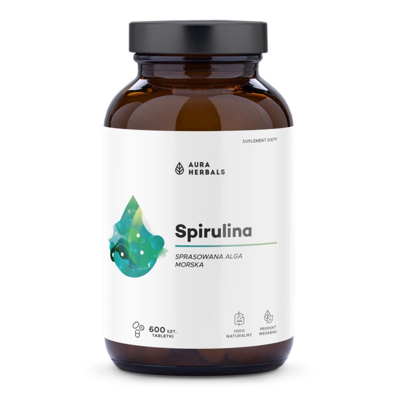 AURA Spirulina 1500mg tabletki 600szt
