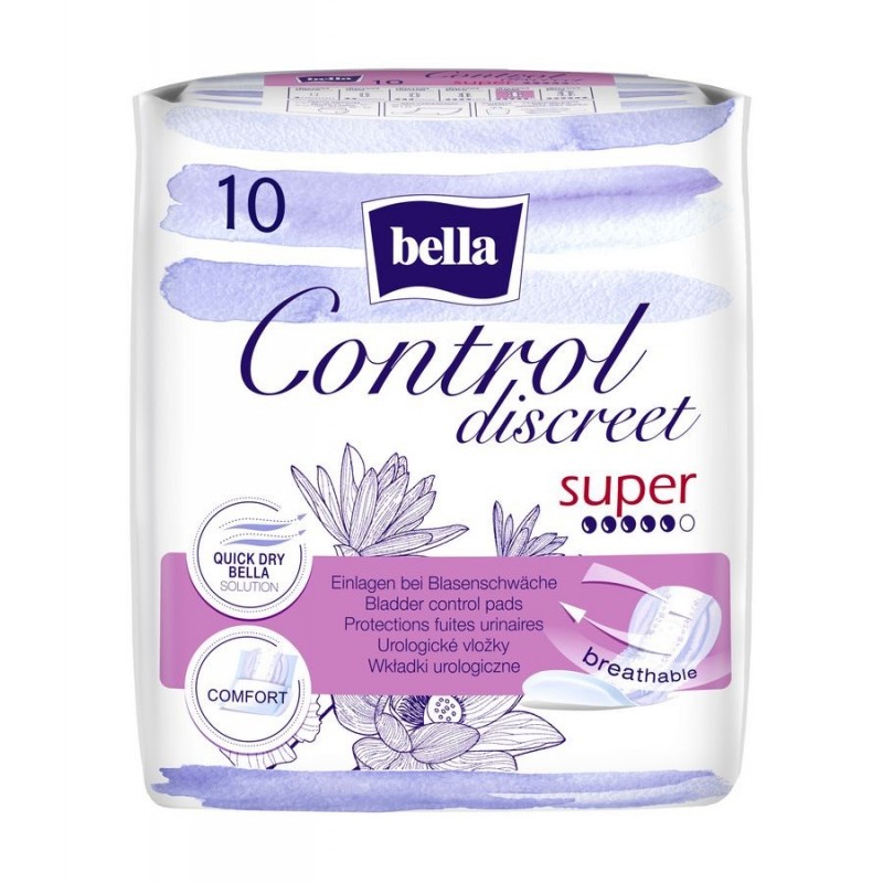 BELLA Control Discreet Super Wkładki urologiczne 1 op. - 10 szt.