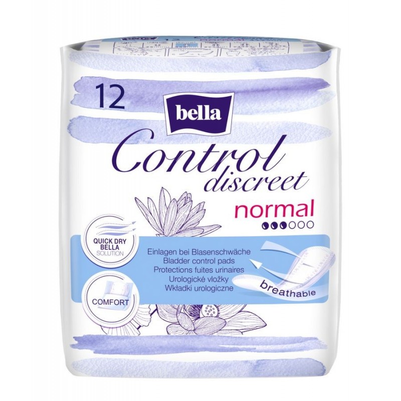 BELLA Control Discreet Normal Wkładki urologiczne 1 op. - 12 szt.
