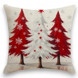 ECARLA Poszewka na poduszkę świąteczna Boże Narodzenie motyw Boho 45 x 45 cm POD243