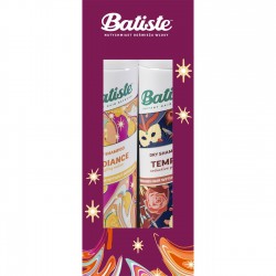BATISTE Zestaw Radiance + Tempt Suche szampony do włosów 200ml + 200ml